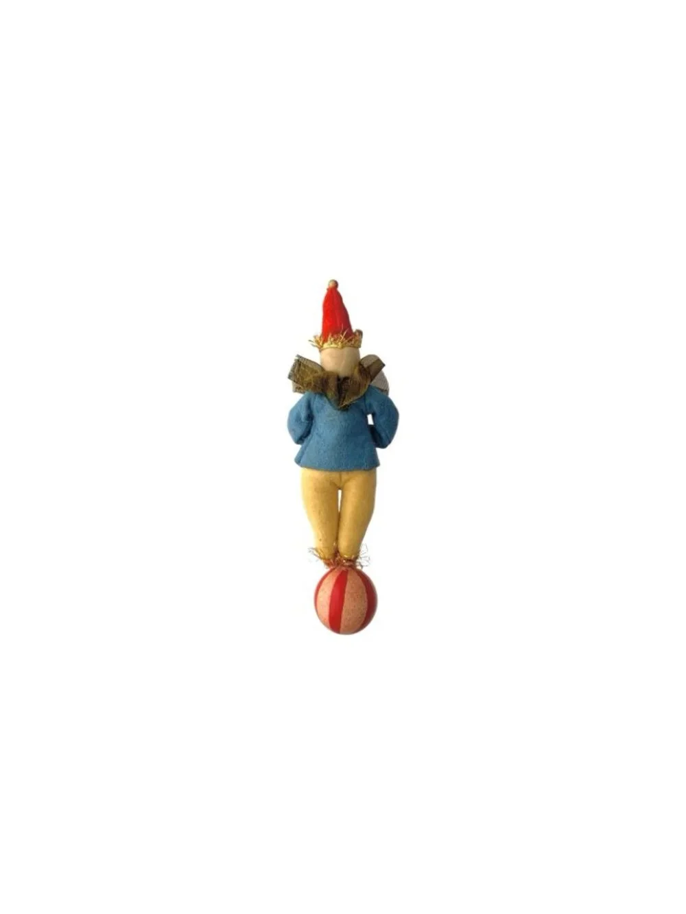 Clown Ornament Jester Figurine Vintage Christmas Decor
